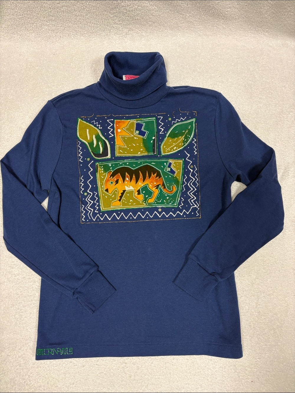 Ashley Alexander Henry Jungle Print TIGERS By the yard turtleneck kids large